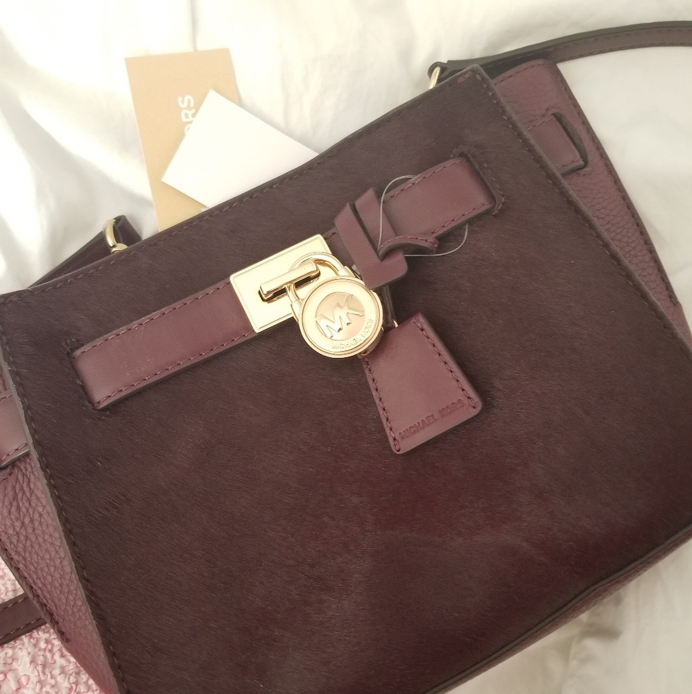 🔥SALE🔥Michael Kors Calf Hair Hamilton Traveler